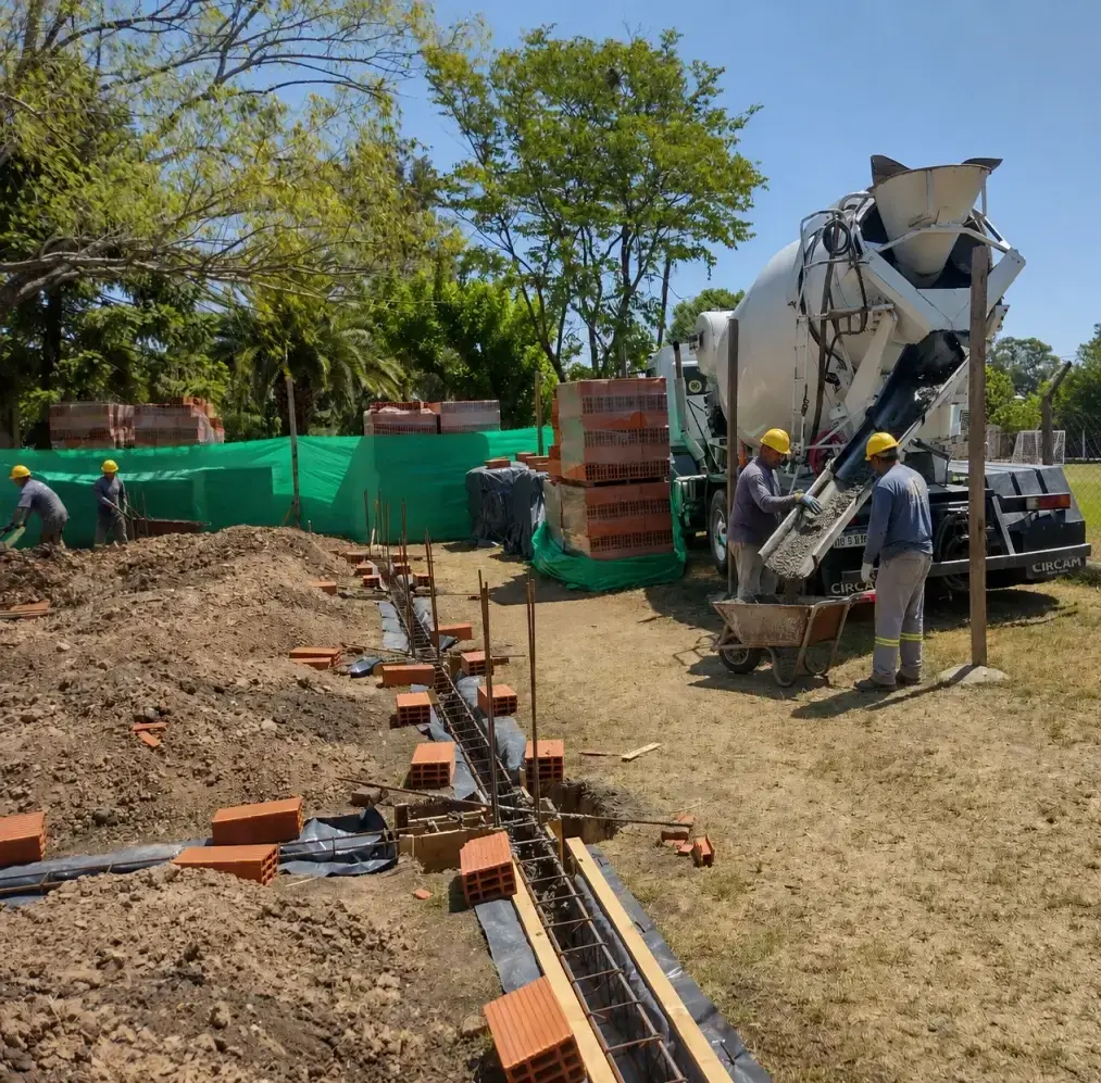 Hormigonado de fundaciones