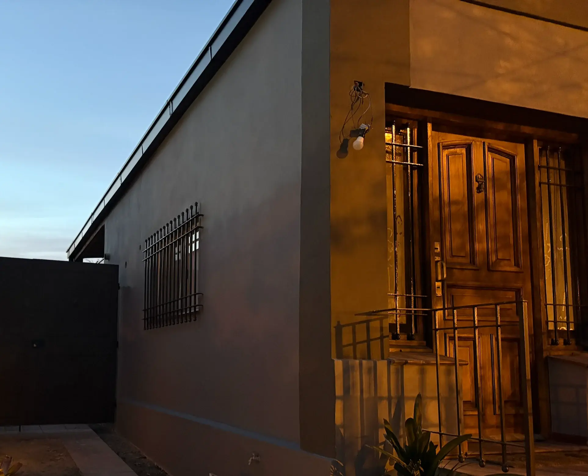 Cochera después de la remodelación