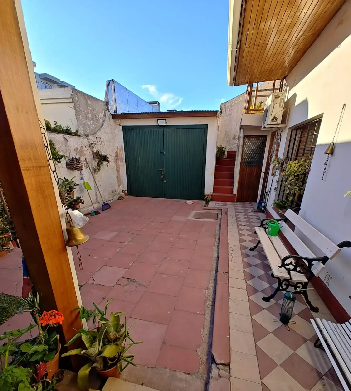 Patio antes de la remodelación