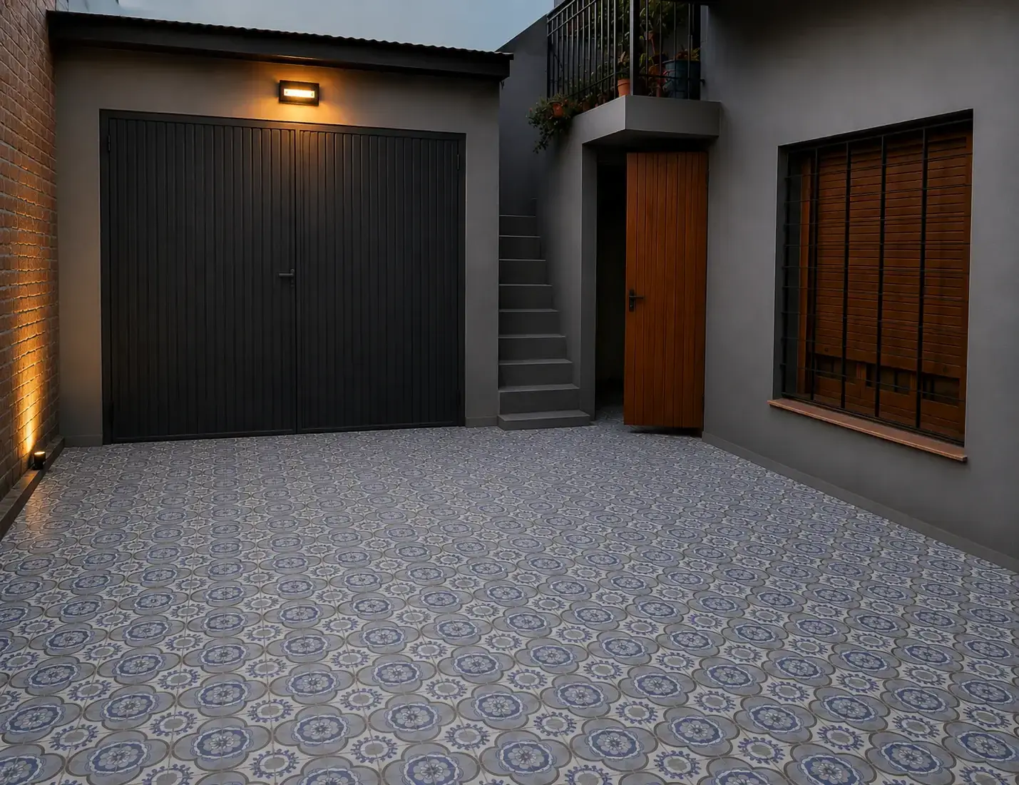 Patio después de la remodelación